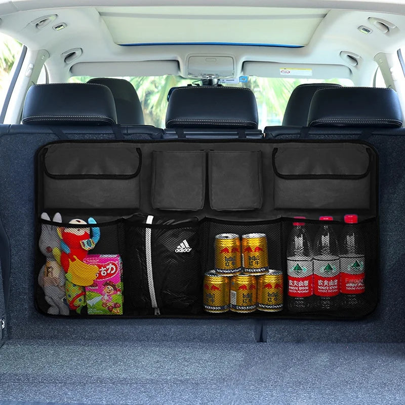 Oxford Cloth Car Trunk Organizer – Rear Seat Hanging Storage Bag Car Seat Organizer Axl