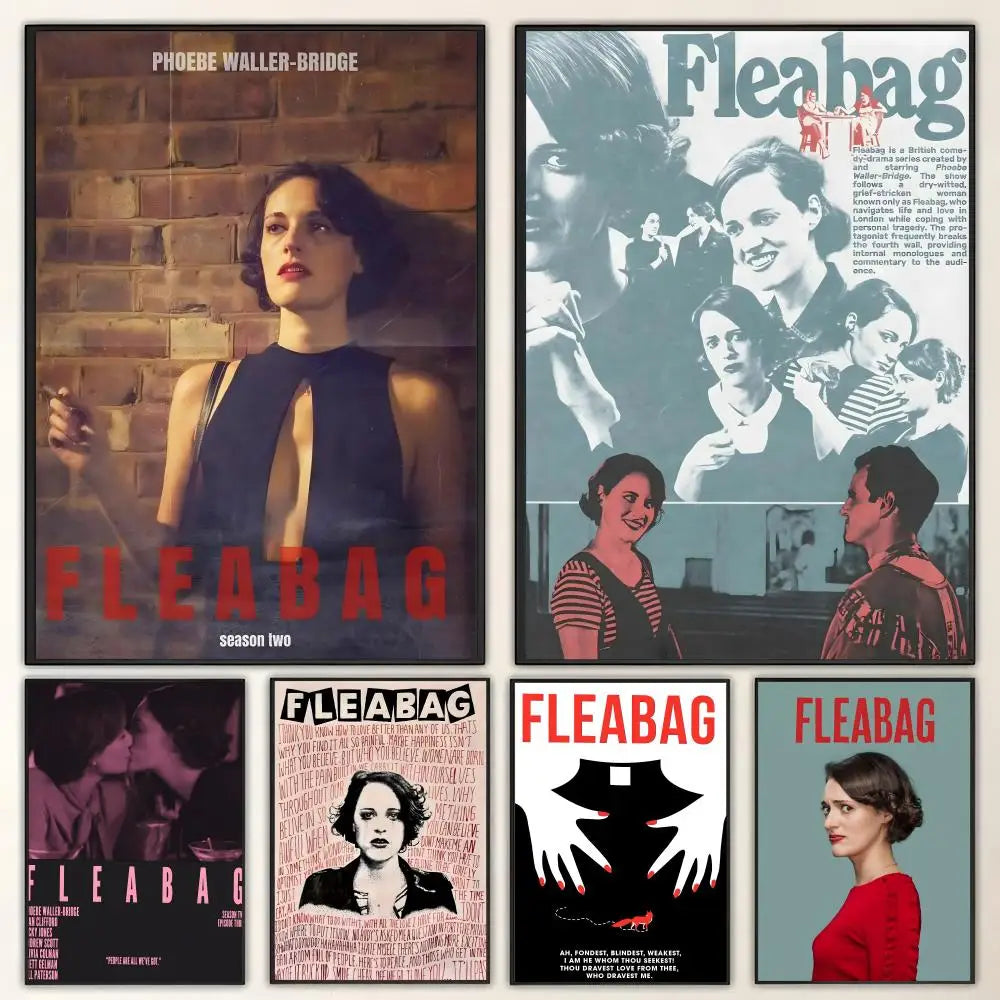Fleabag TV Series Vintage Poster – HD Waterproof Wall Art Art Wall Poster Axl