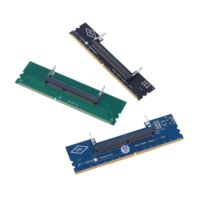 DDR3 DDR4 DDR5 SO-DIMM to Desktop DIMM Memory Adapter Card Memory Adapter Card Axl