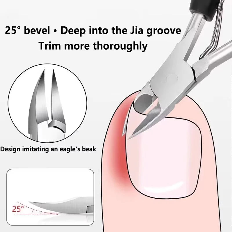 Professional Toenail Clipper Set – Thick & Ingrown Nails Toenail Clipper Set Axl