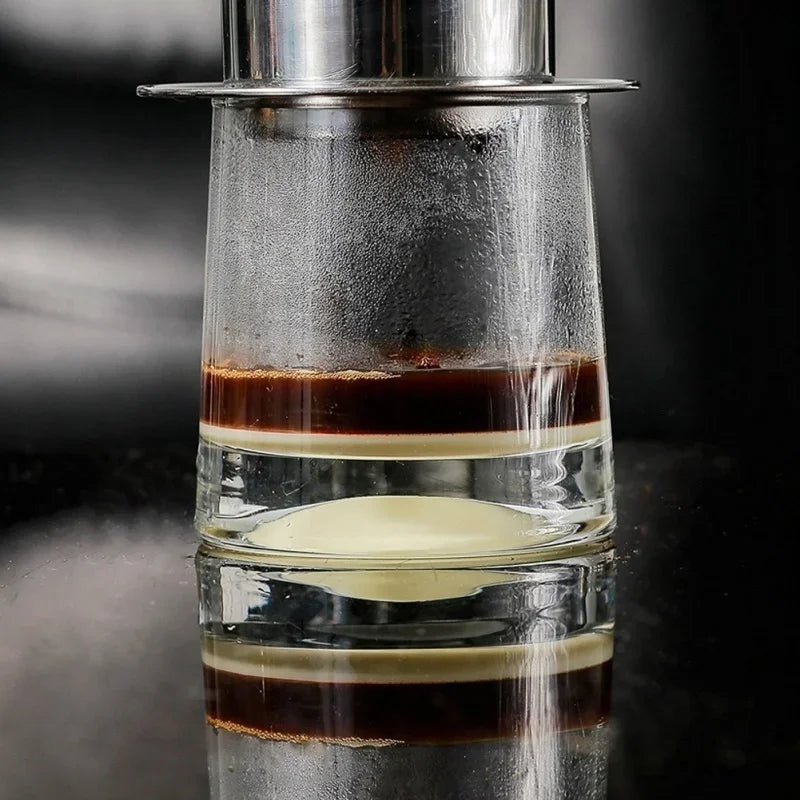 Vietnamese Stainless Steel Coffee Drip Filter – Portable & Reusable Coffee Drip Filter Axl