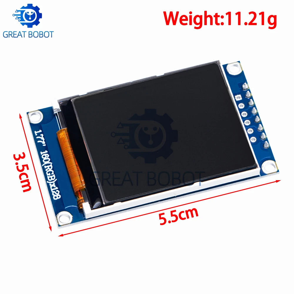 1.77" TFT LCD Screen Module 128×160 SPI Color Display LCD Display Module Axl