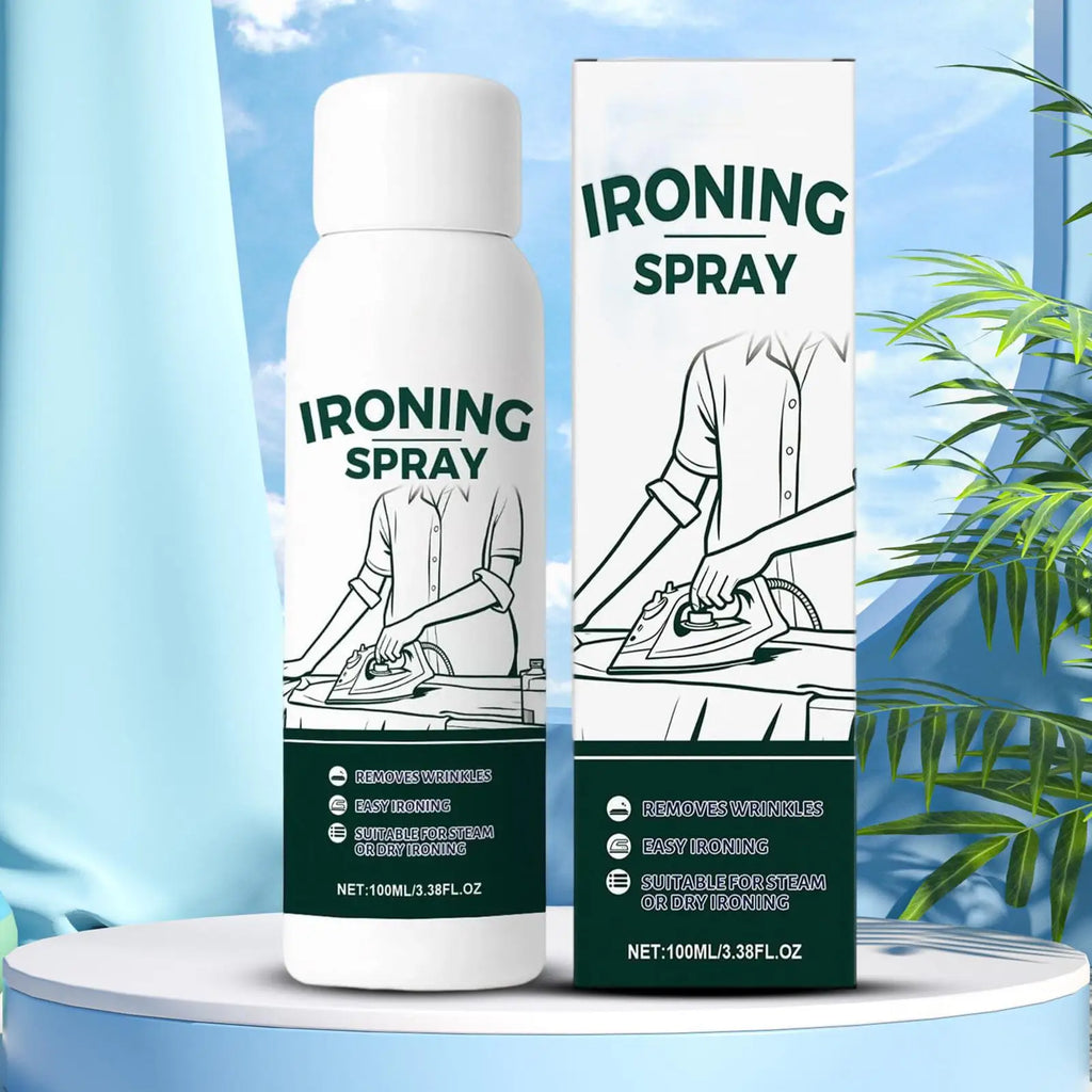 Travel Ironing Starch Spray 100ml – Static Guard for All Fabrics Fabric Starch Spray Axl