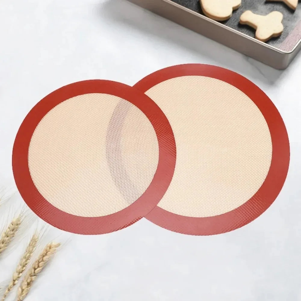Round Silicone Baking Mat – Non-Stick, Oven & Air Fryer Safe Silicone Baking Mat Axl