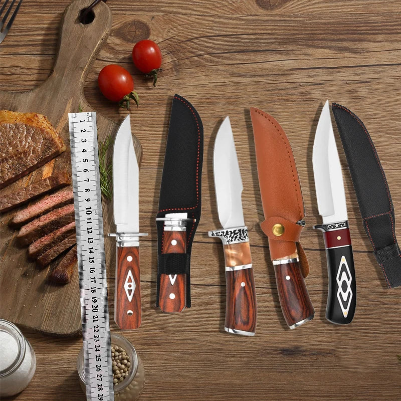 Stainless Steel Kitchen Knife with Cover – Sharp 11.8" Fruit Knife Kitchen Knife Axl