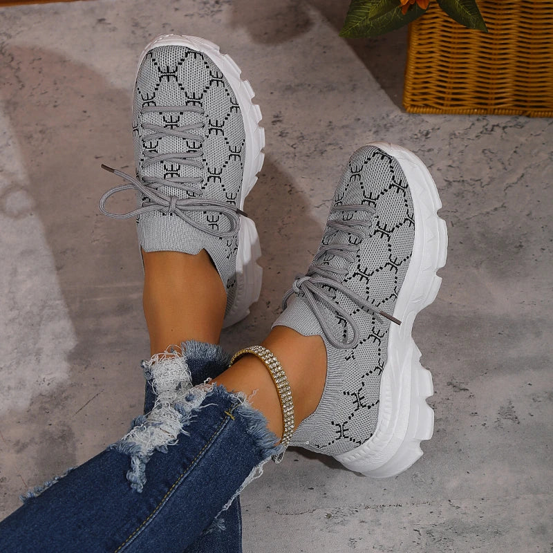 YBQJOO Women's Canvas Flat Shoes – Lace-Up Breathable Casual Women's Canvas Flats Axl GRAY 41