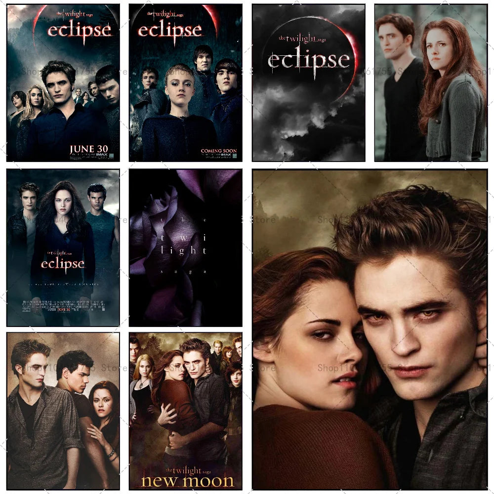 Twilight Movie Poster – Self-Adhesive Waterproof Wall Sticker Wall Art Poster Axl