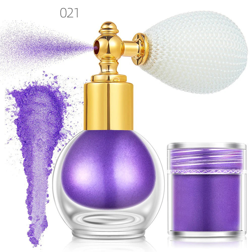 Vegan Pearl Glitter Highlighter Spray – Face & Body Makeup Glitter Highlighter Spray Axl
