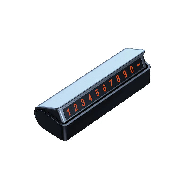 Luminous Temporary Parking Card – Phone Number Car Sign Parking Card Sign Axl