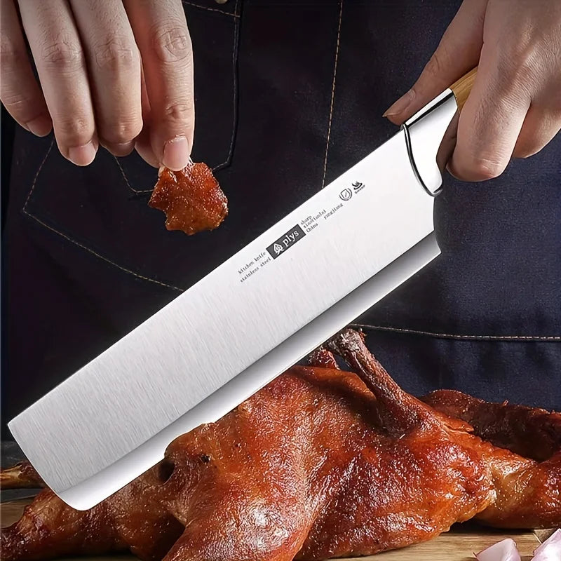 Stainless Steel Fillet & Carving Knife – Sharp Chef Kitchen Blade Kitchen Carving Knife Axl
