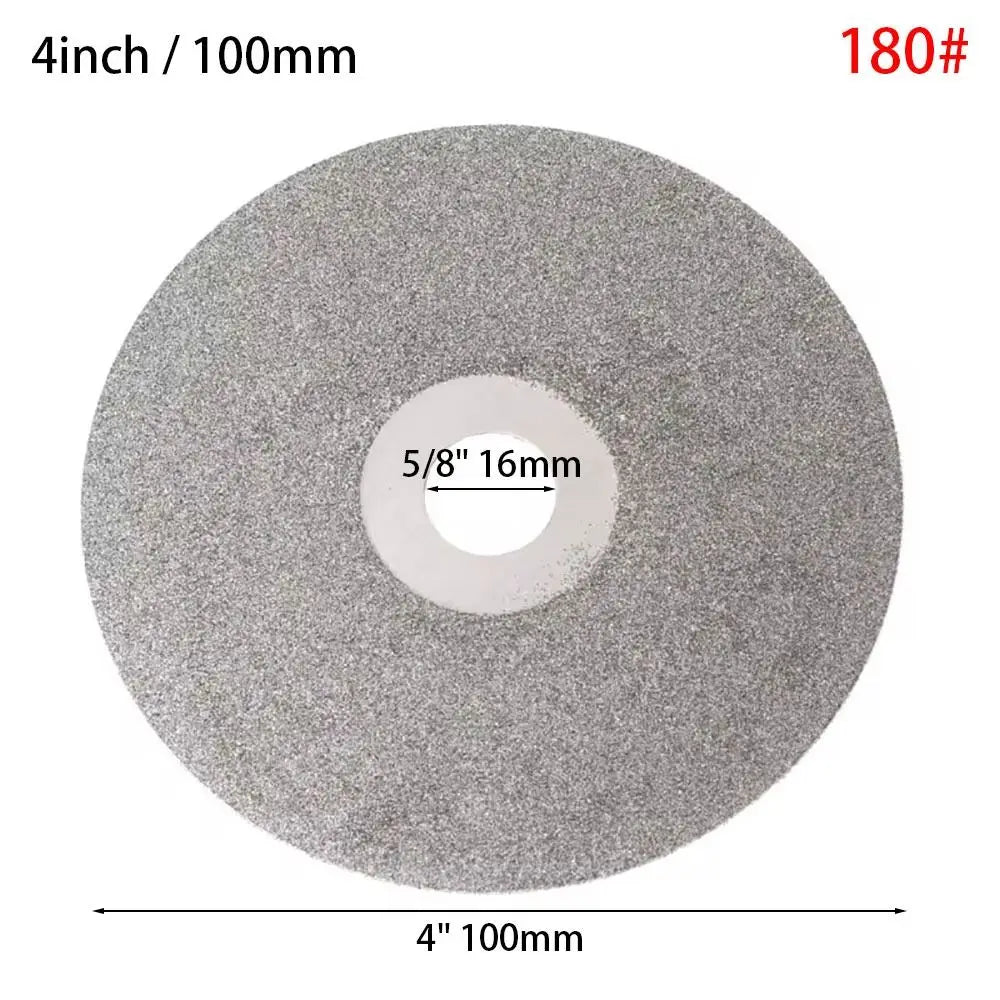 4" Diamond Grinding Disc 100mm 80–3000 Grit Abrasive Wheel Abrasive Grinding Disc Axl 180-grits-1PCS