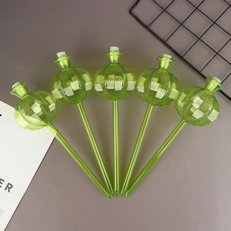 Cartoon Self-Watering Spikes for Indoor Plants – 2/5 Pack Self-Watering Spike Axl 5Pcs Green