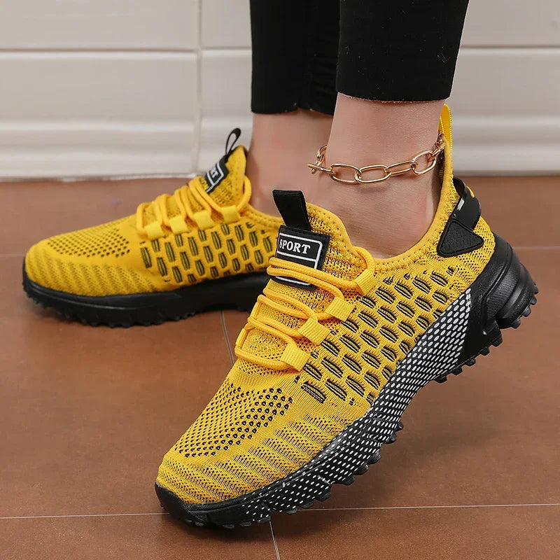 Women's Breathable Mesh Running Sneakers – Lightweight Sport Shoes Women's Sport Sneakers Axl