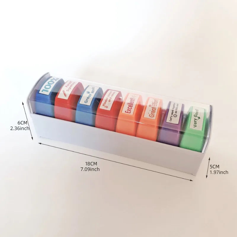 Teacher Encouragement Stamp Set – English Comment Stamps Teacher Stamp Set Axl