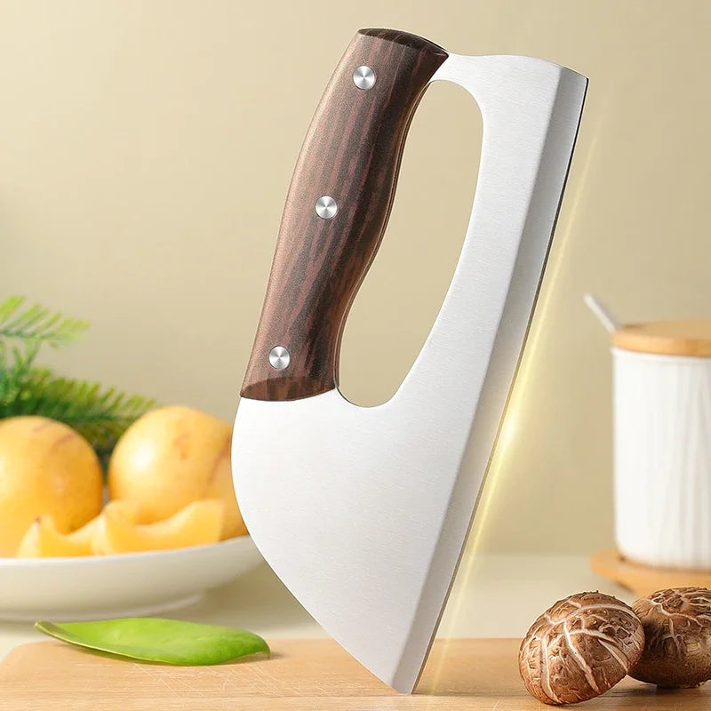 SHENJIU Stainless Steel Slicing Knife – Meat, Veg & Fruit Kitchen Slicing Knife Axl
