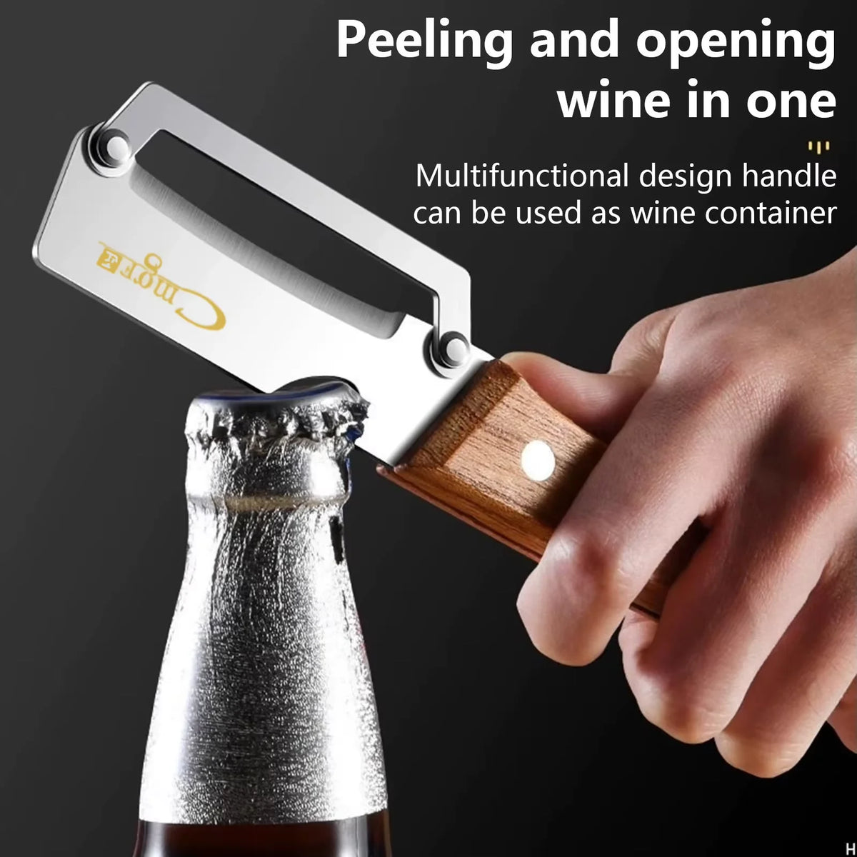 Stainless Steel Fruit & Vegetable Peeler with Bottle Opener Fruit & Vegetable Peeler Axl
