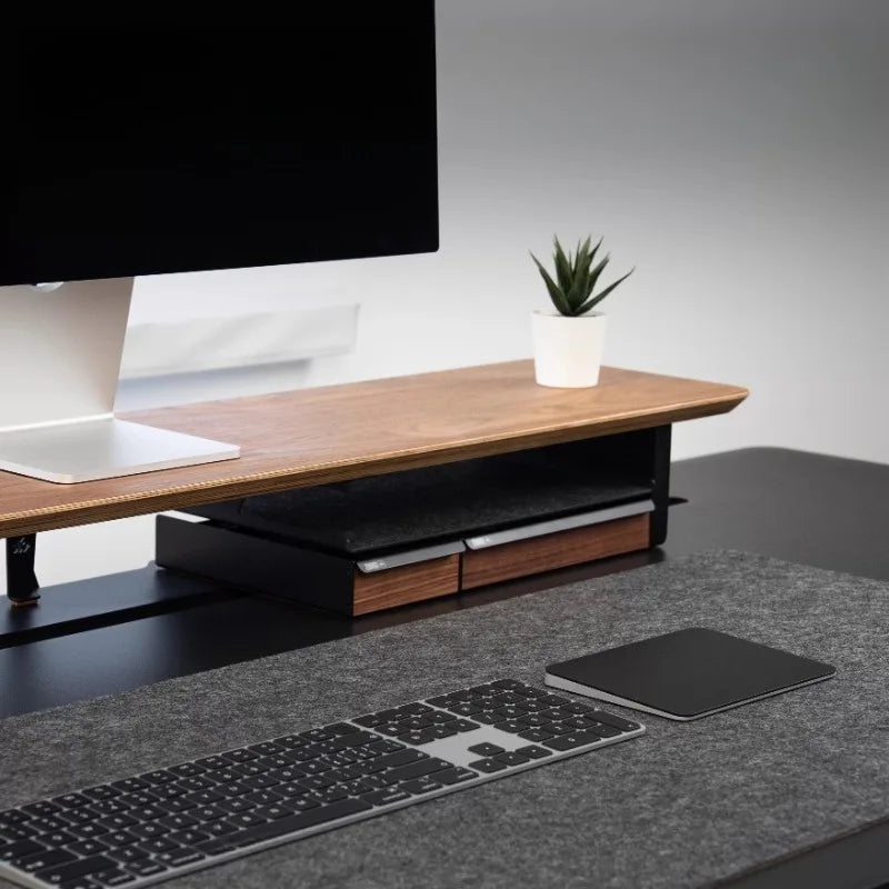 Wooden Desktop Storage Box – Modern Office Organizer Tray Desktop Storage Organizer Axl