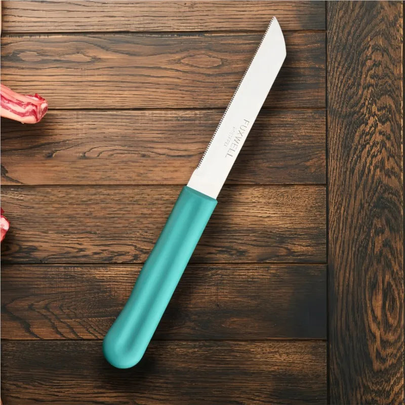 12-Piece Serrated Steak Knife Set – Stainless Steel Cutlery Steak Knife Set Axl