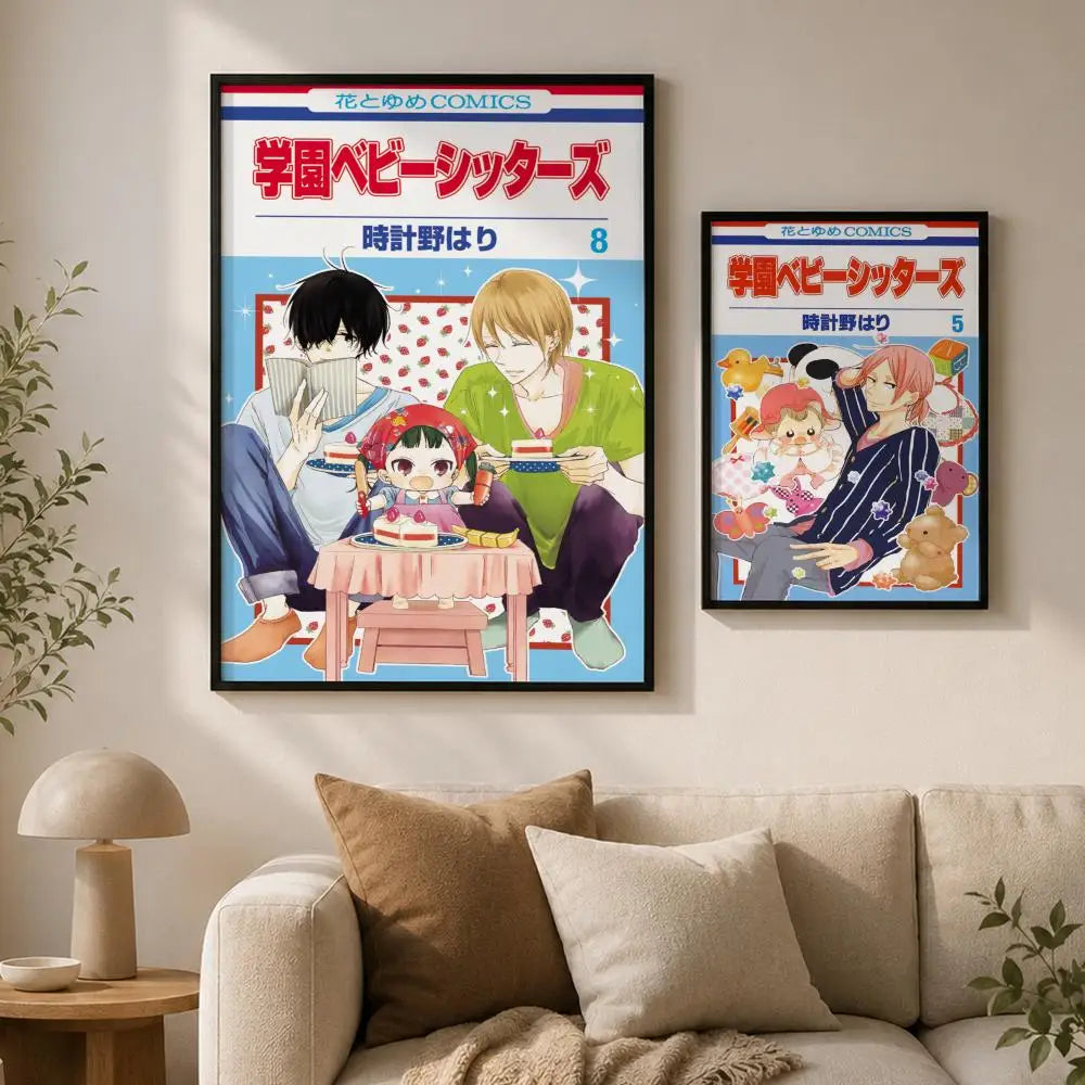 School Babysitters Wall Poster – Self-Adhesive Waterproof HD Art Decorative Wall Poster Axl