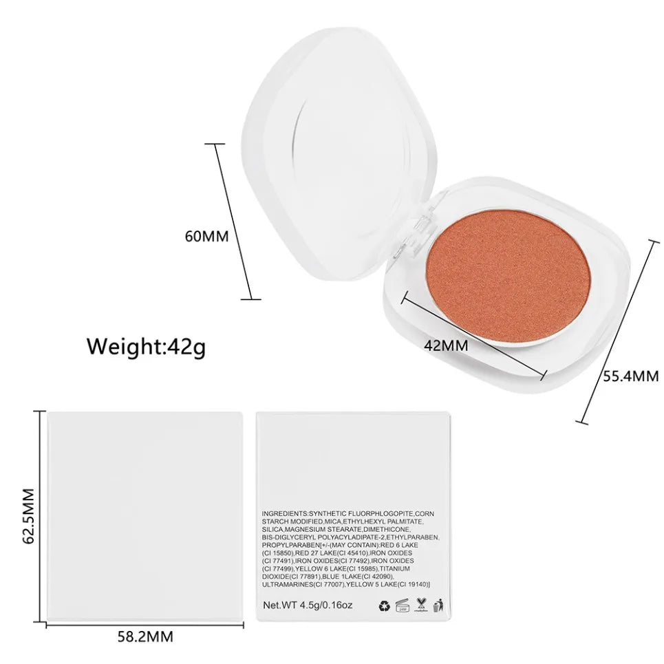 Matte Vegan Blush Powder – Natural Nude Private Label Blusher Blush Powder Axl