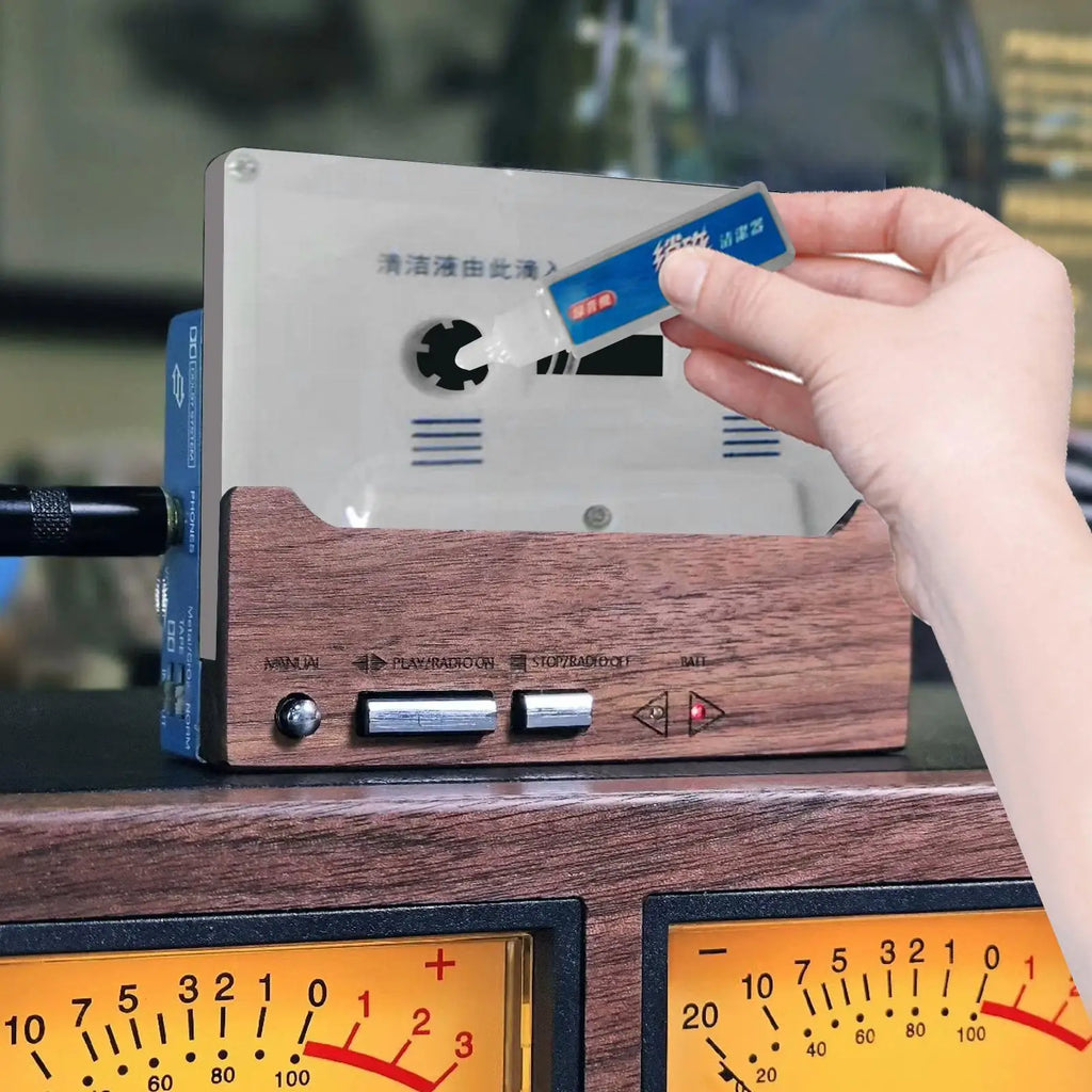 Cassette Tape Head Cleaner & Demagnetizer Kit | Audio Deck Tape Deck Cleaner Axl Default Title
