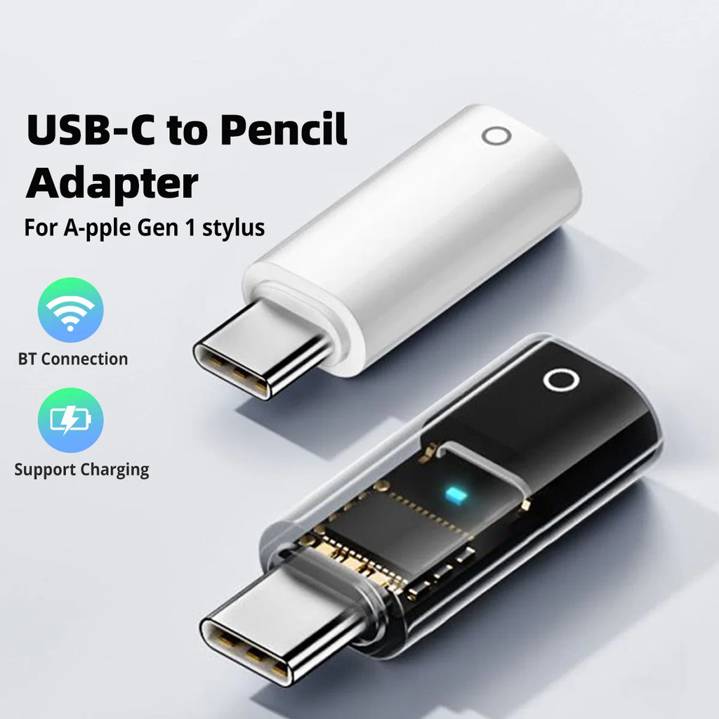 USB-C to Lightning Adapter for Apple Pencil 1st Gen | iPad 10 Stylus Charger Adapter Axl