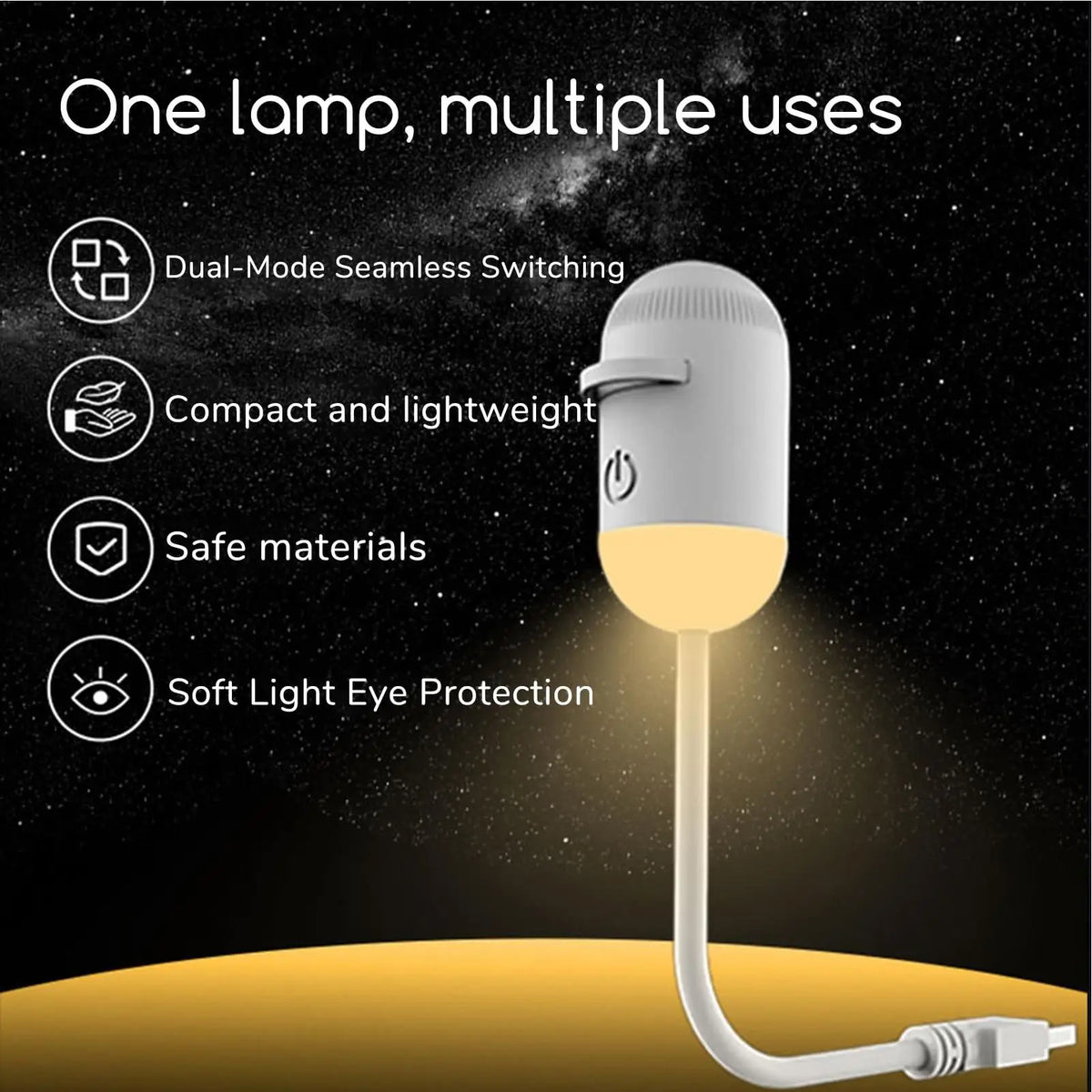 2-in-1 Projector Night Light | 360° Rotation & 5 Film Slides Projector Night Light Axl Default Title