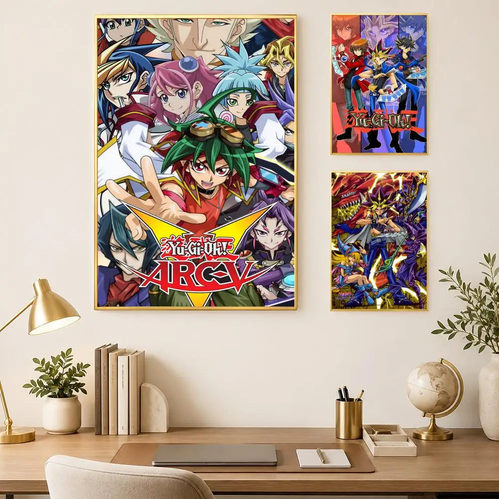 Yu-Gi-Oh Self-Stick HD PVC Wall Poster – Waterproof Home Decor Wall Art Poster Axl