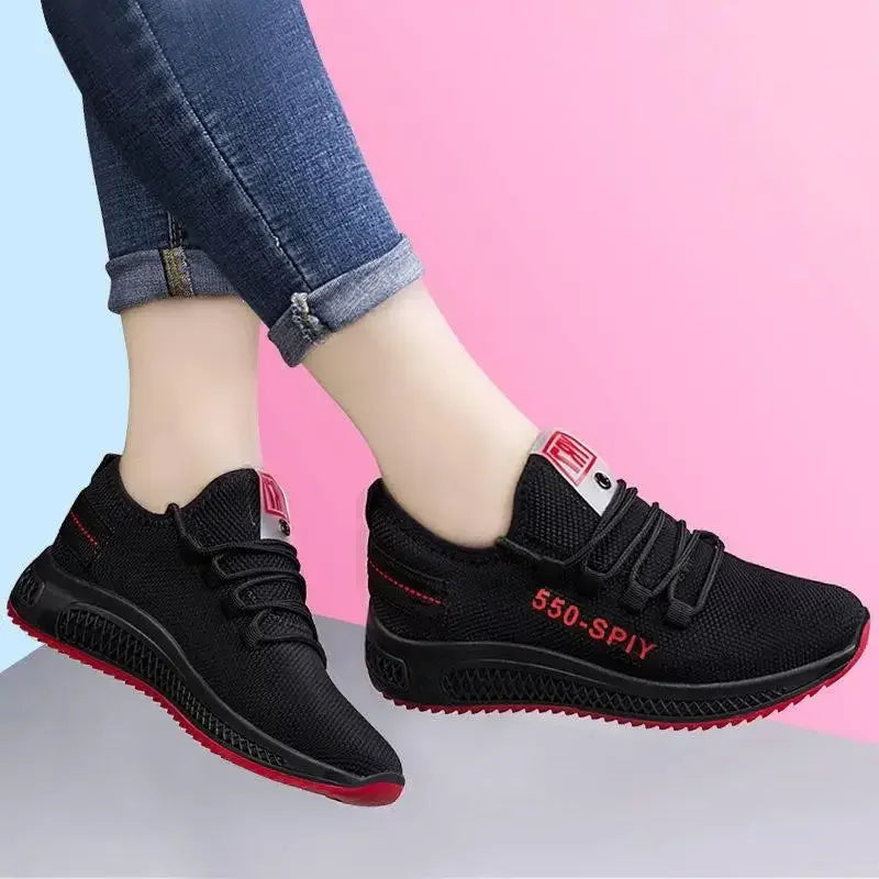 Women's Air Mesh Vulcanized Sneakers – Lightweight Trainers Women's Sneakers Axl