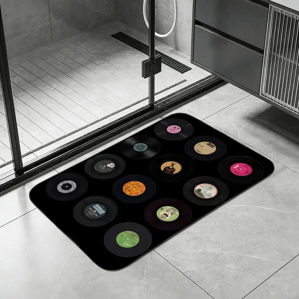 Diatomite Bath Mat – Quick Dry, Anti-Slip Cartoon Pattern Bath Mat Axl White4 40x60cm