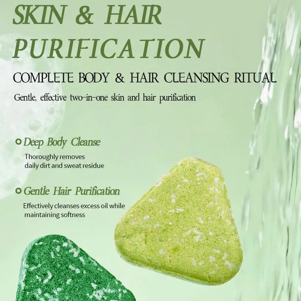 Herbal Shampoo Soap Bar – Platycladus & Grass Root Strengthening Herbal Shampoo Bar Axl