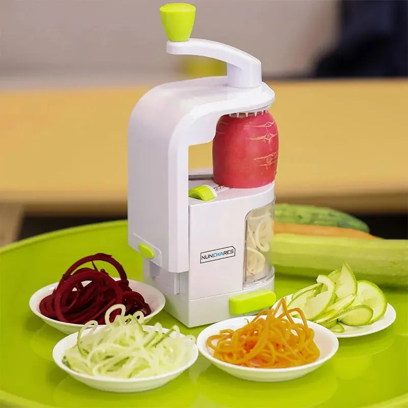 4-in-1 Vegetable Spiralizer – Zucchini Noodle & Veggie Slicer Vegetable Spiralizer Axl