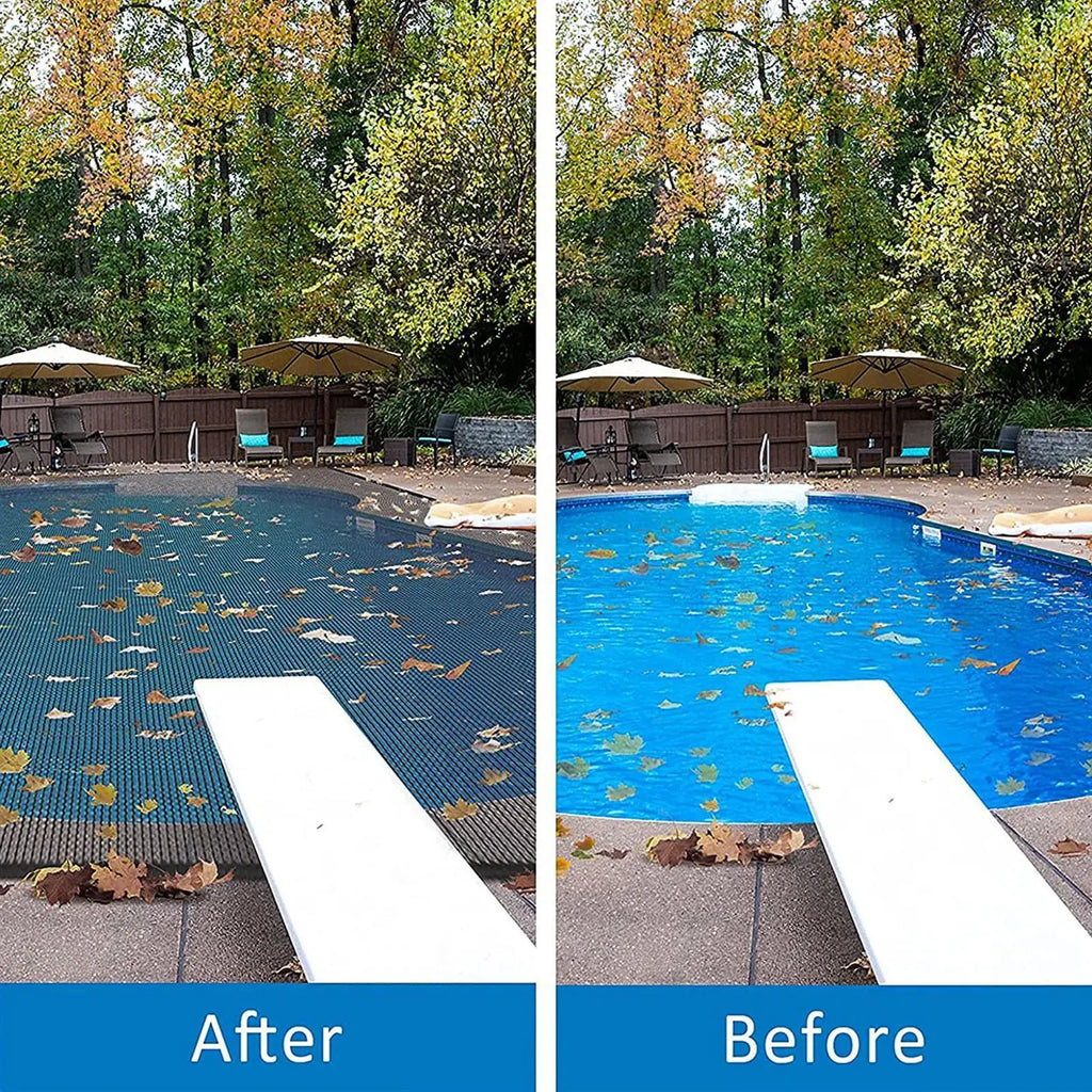 Inground Pool Leaf Cover – Fine Mesh PE Pool Net Screen Pool Leaf Cover Axl