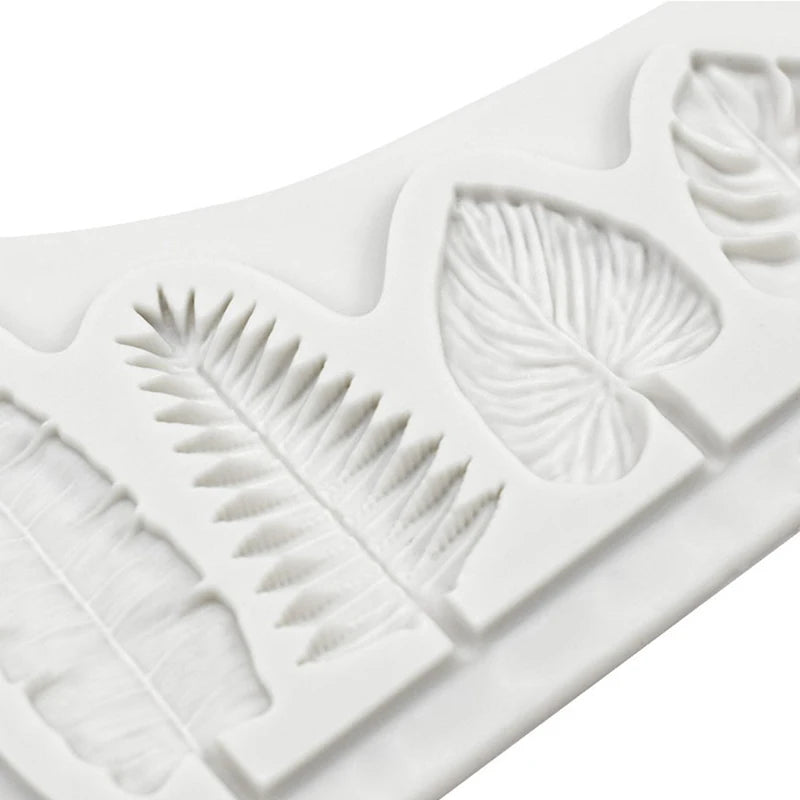 Palm Leaf Silicone Fondant Mold – Sugarcraft Baking Mould Fondant Baking Mold Axl onesize
