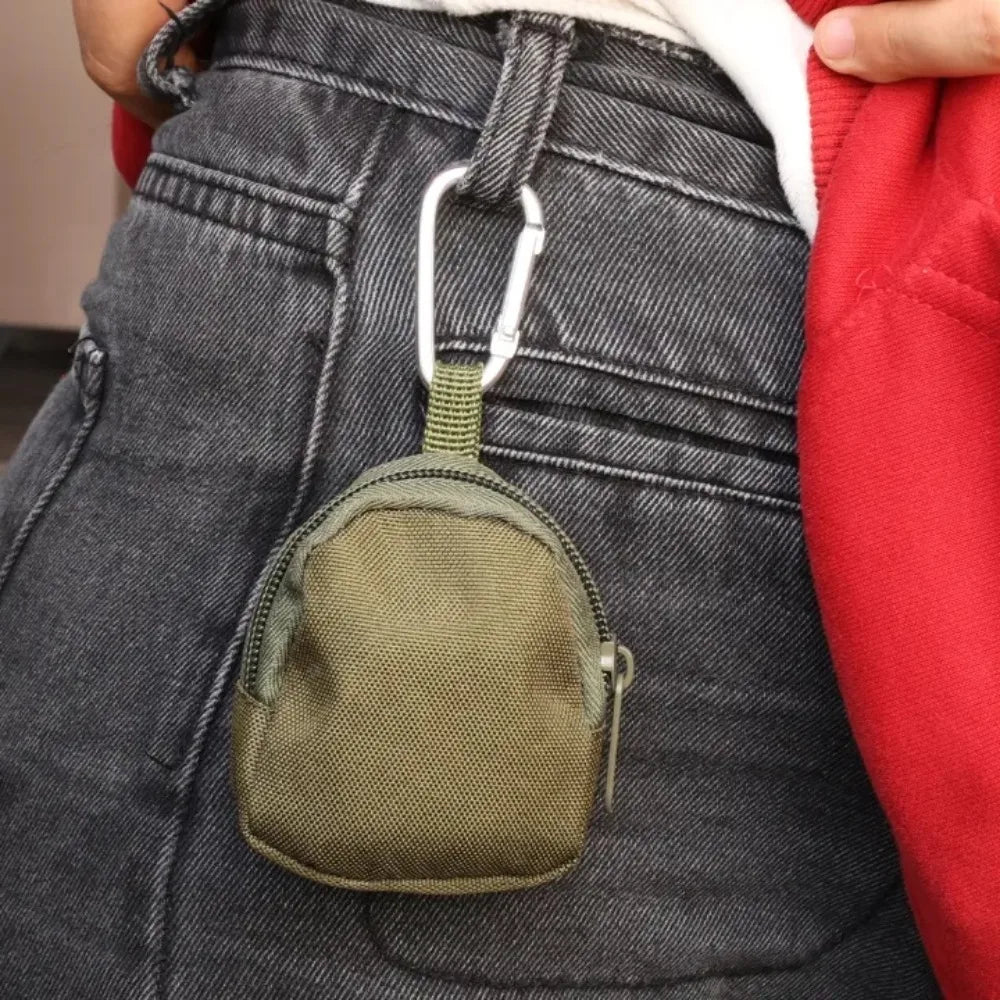 Mini Canvas Key Wallet – Tactical Coin & Key Holder Pouch Canvas Key Wallet Axl
