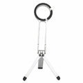 Foldable Magnetic Phone Tripod Carabiner – Adjustable Vlog Stand Phone Tripod Stand Axl Silver