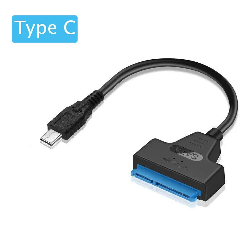SATA to USB 3.0 Adapter Cable – 6 Gbps for 2.5" HDD & SSD SATA USB Adapter Cable Axl Type C