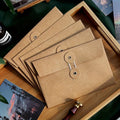 20 Retro Brown Kraft Paper Envelopes – Vintage Style Set Kraft Paper Envelopes Axl 20pcs