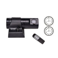LED Projection Wall Clock – Silent Modern Multicolor Decor LED Projection Clock Axl Black AU