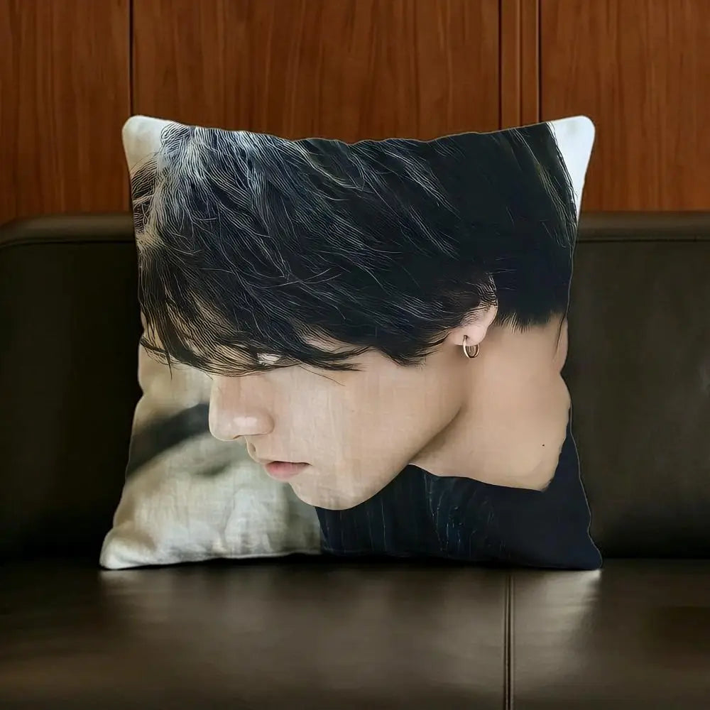 Natural Linen Cushion Cover – Sofa, Bed & Chair Pillowcase Decorative Cushion Cover Axl White6 30X30cm