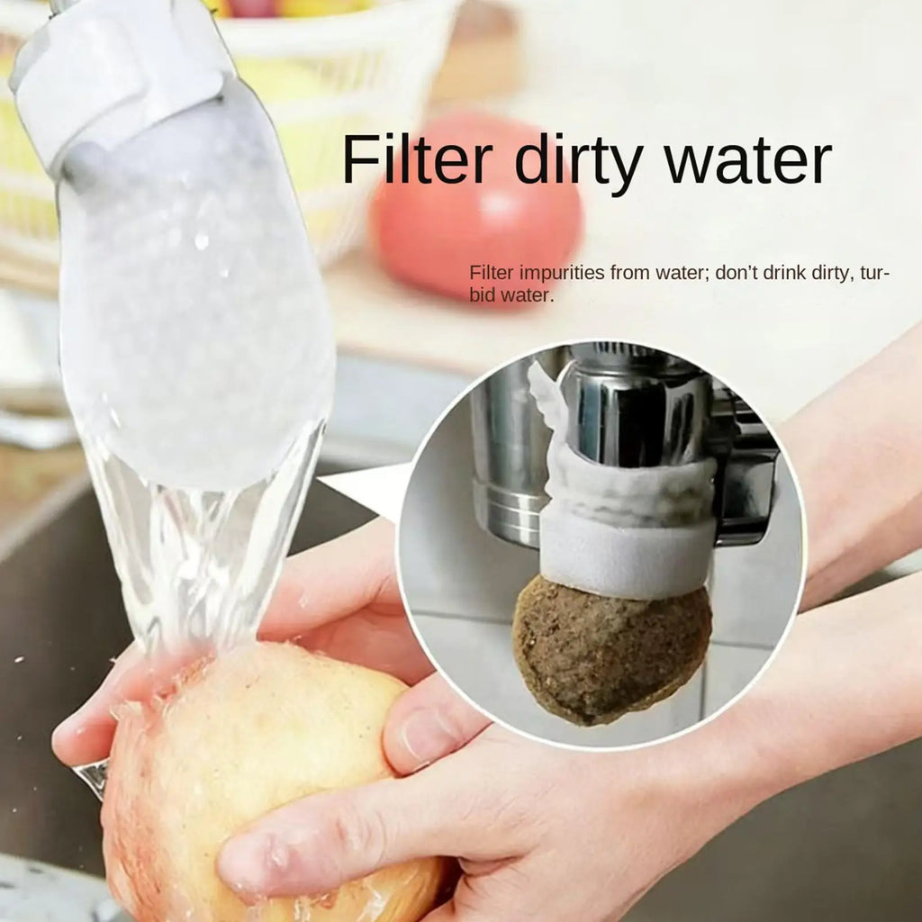 50-Piece Faucet Filter Cotton Bags – Splash-Proof Sink Pouches Faucet Filter Bags Axl