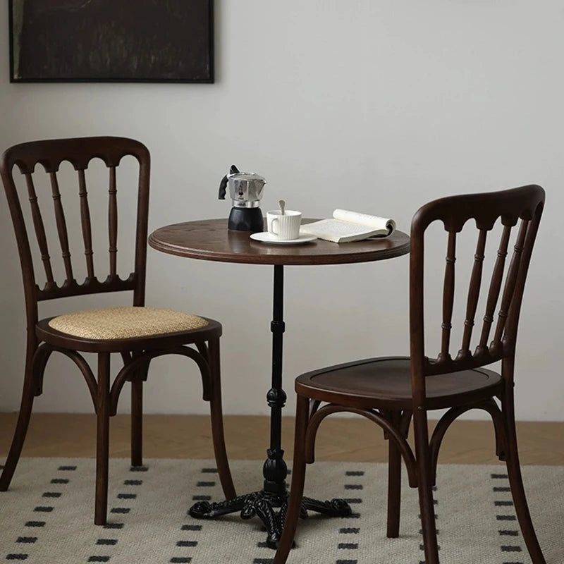 Solid Wood Nordic Dining Armchair – Modern Retro Kitchen Chair Dining Armchair Axl