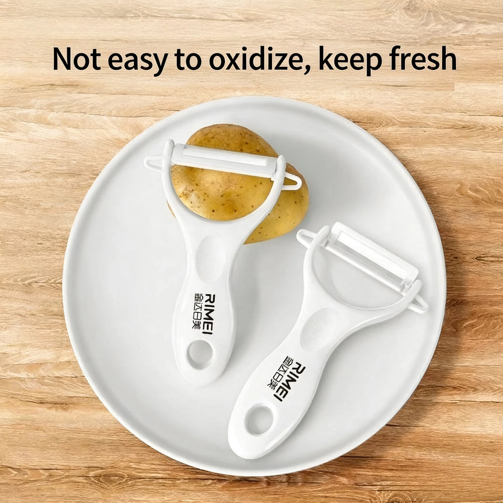 PLYS Ceramic Vegetable Peeler – Sharp, Rust-Proof Kitchen Tool Ceramic Vegetable Peeler Axl