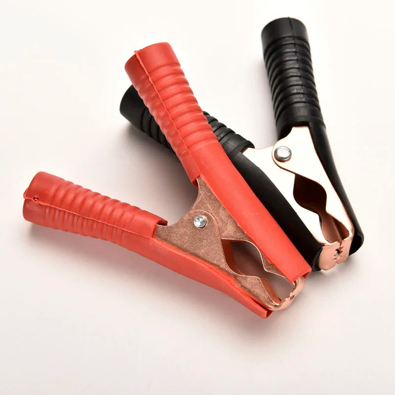 2-Pack 100A Alligator Clips 90mm – Metal Battery Test Clamps Battery Test Clamps Axl
