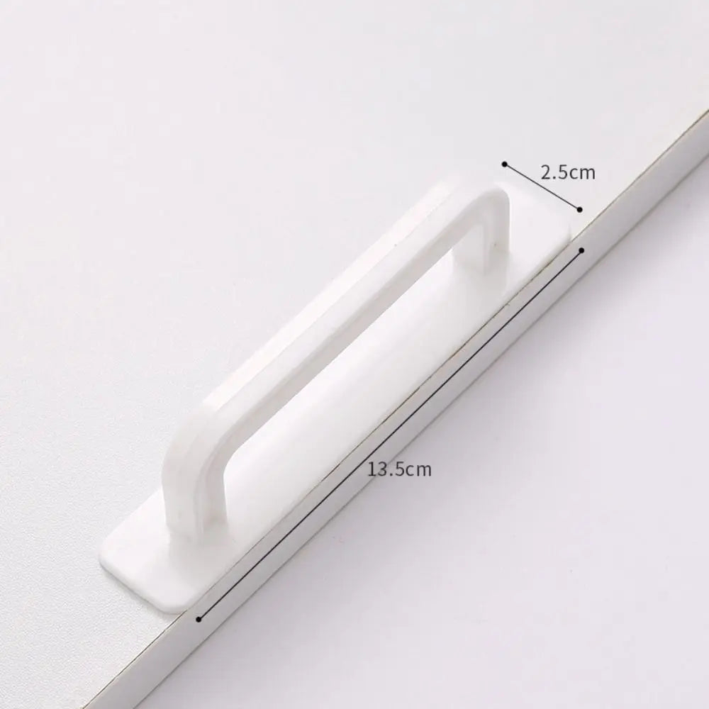 Self-Adhesive Cabinet Drawer Handles – No-Drill Door Knobs Cabinet Door Handle Axl white-Large