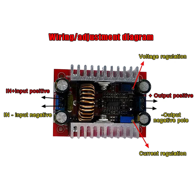 DC 400W 15A Step Up Boost Converter Constant Current Module Boost Converter Module Axl