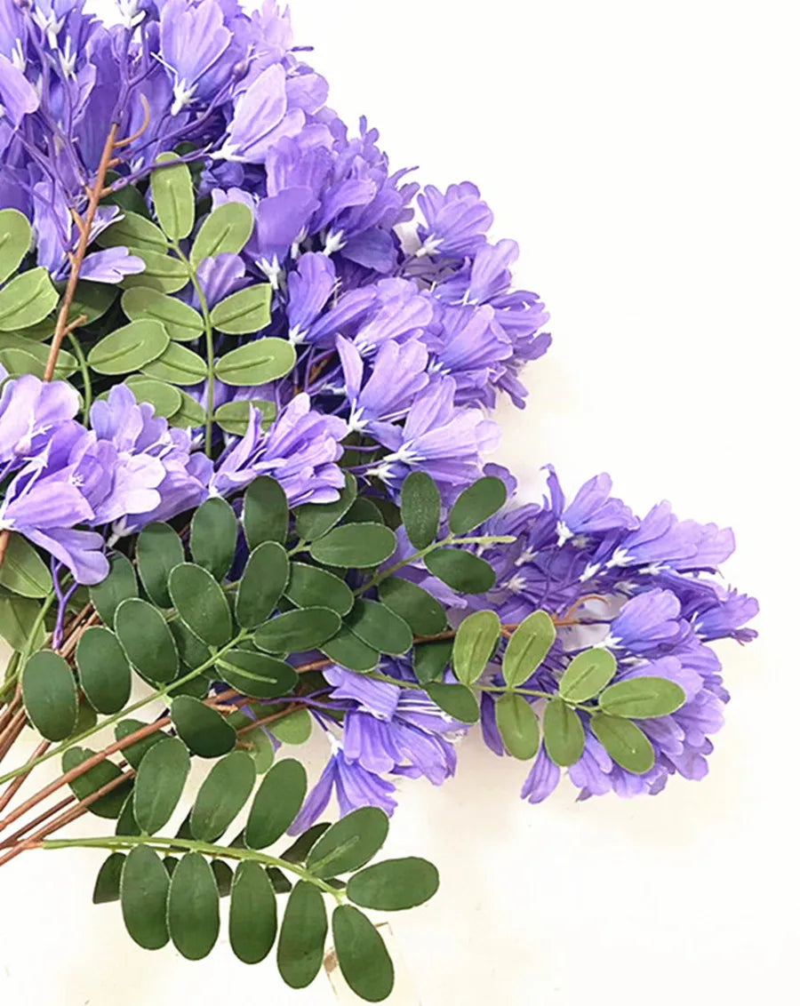 Silk Jacaranda Artificial Flower Branch – Syringa Stem 65cm Artificial Flower Stem Axl