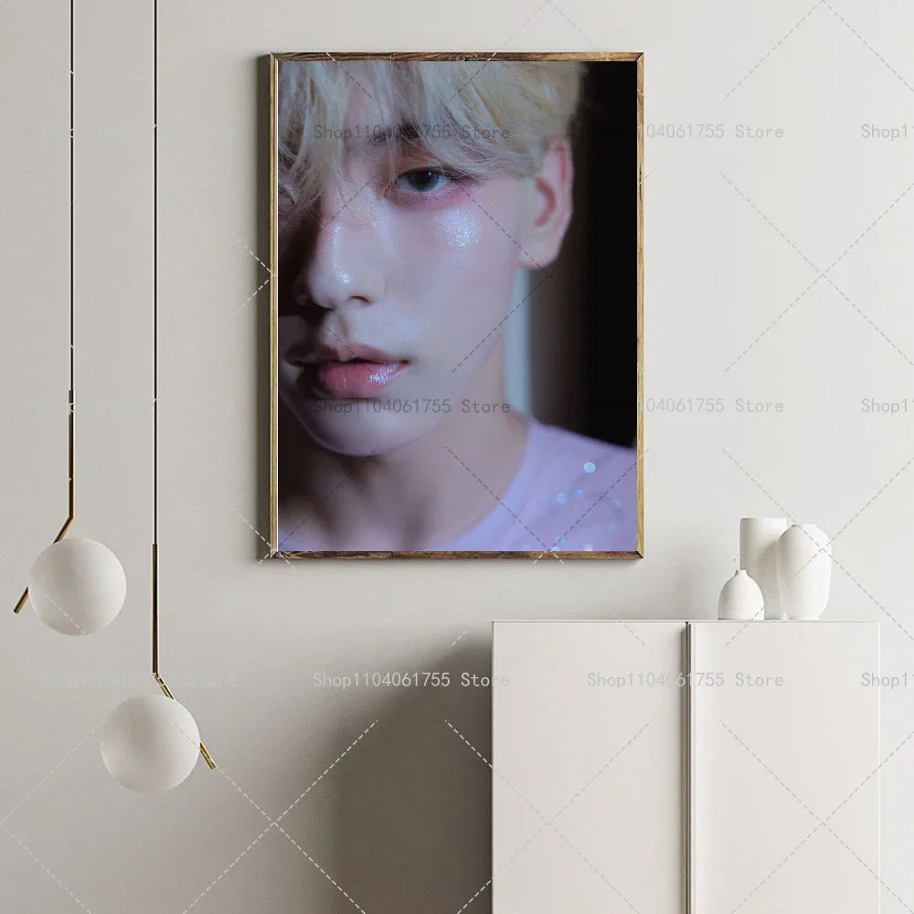 TXT Soobin Kpop Poster – Self-Adhesive Waterproof Wall Sticker Wall Art Poster Axl