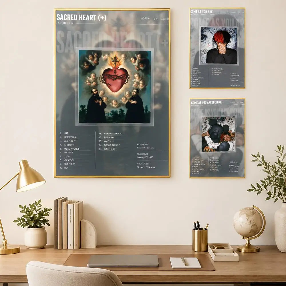 D-DC THE DON Rapper Poster – Self-Stick HD Waterproof Wall Art Wall Art Poster Axl