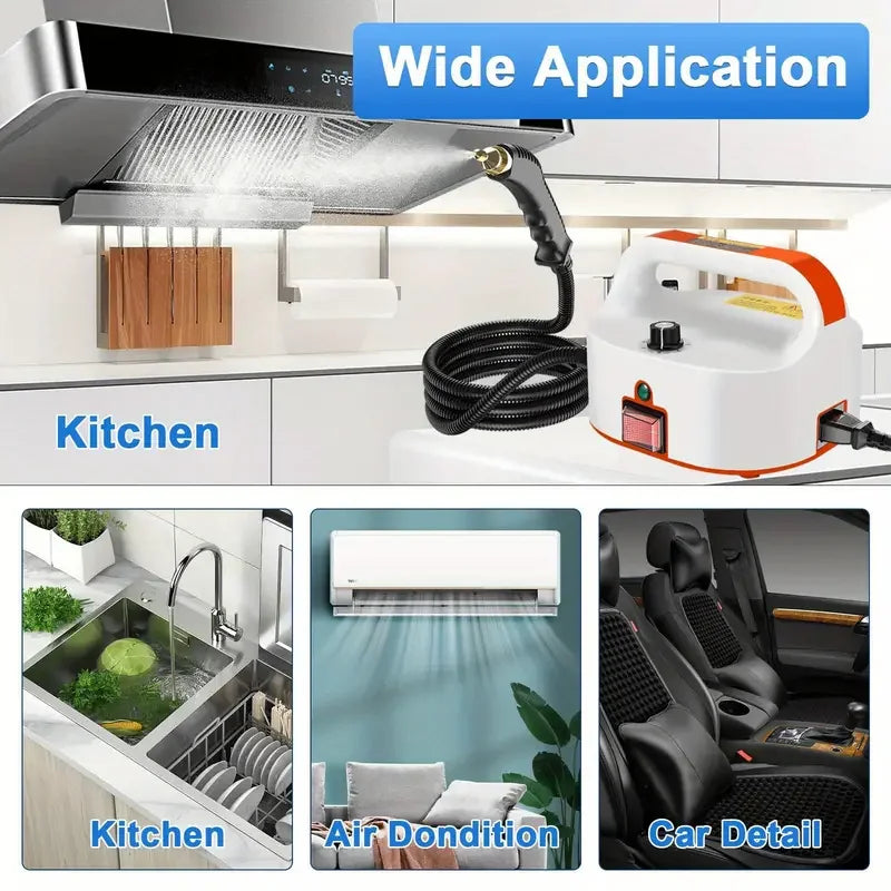 BALASHOV Handheld Steam Cleaner – Home, Car & Kitchen Handheld Steam Cleaner Axl